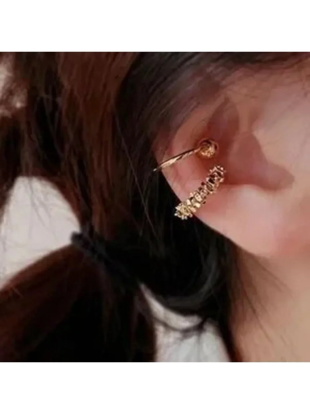 Gold 2pc Ear Cuffs